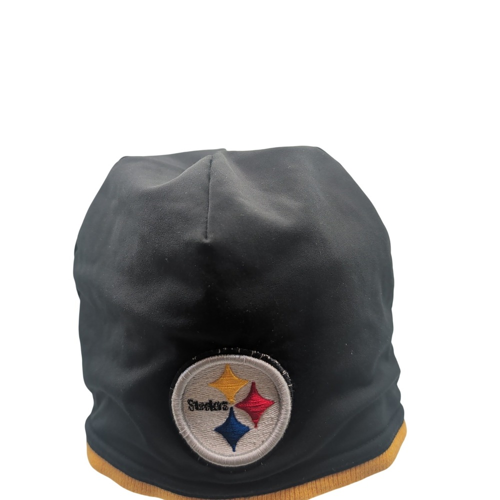 New Era Beanie Mens OSFM Black Pittsburgh Steelers Reversible NFL Knit Hat
